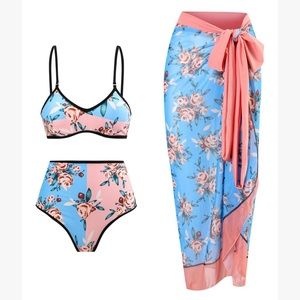 Doris Floral One Piece & Cover Up